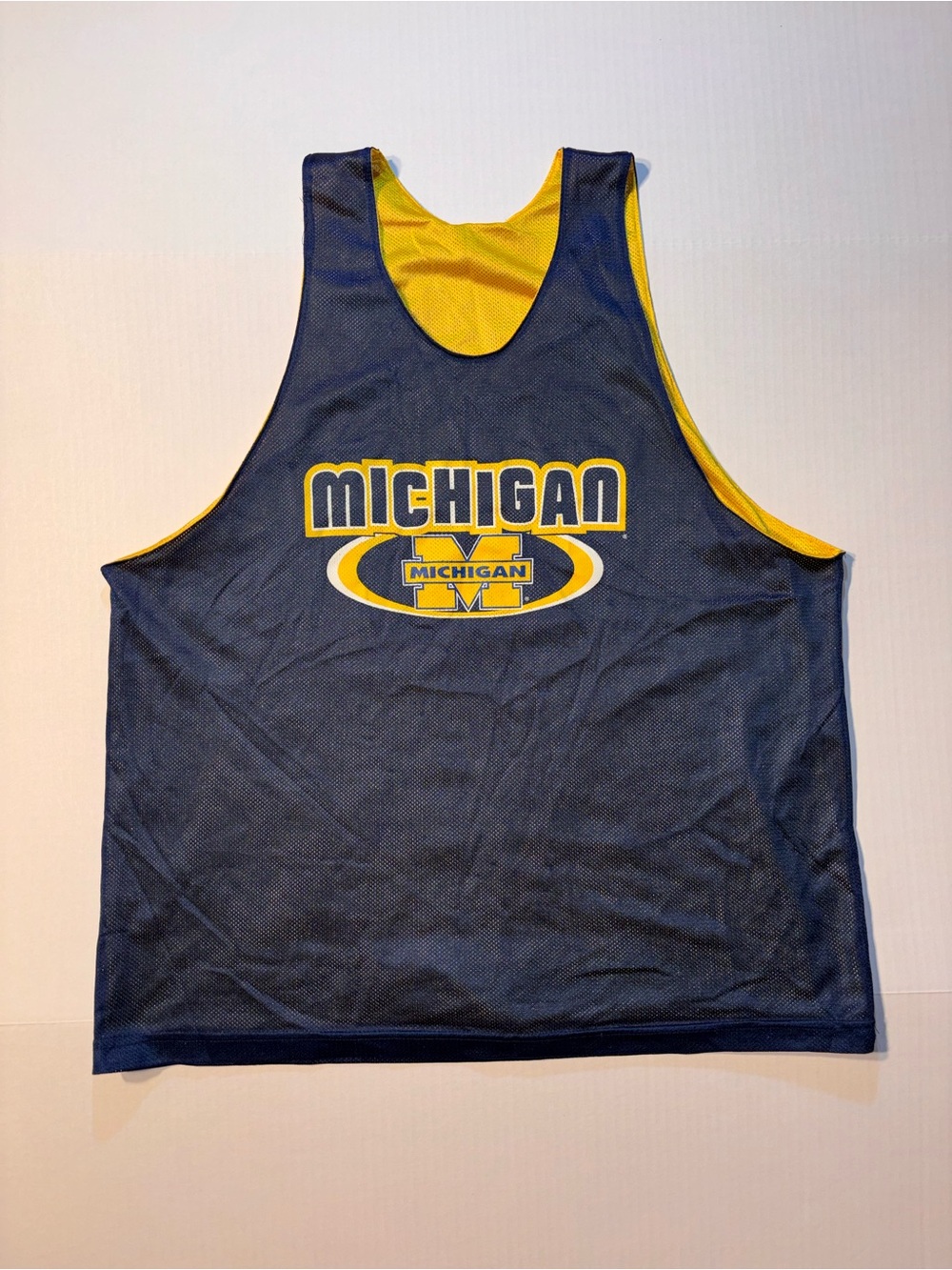 Vtg University Of Michigan Wolverines 90’s USA NCAA Basketball Practice Jersey